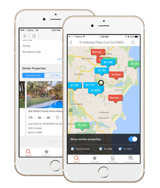 RP Data Pro Mobile App